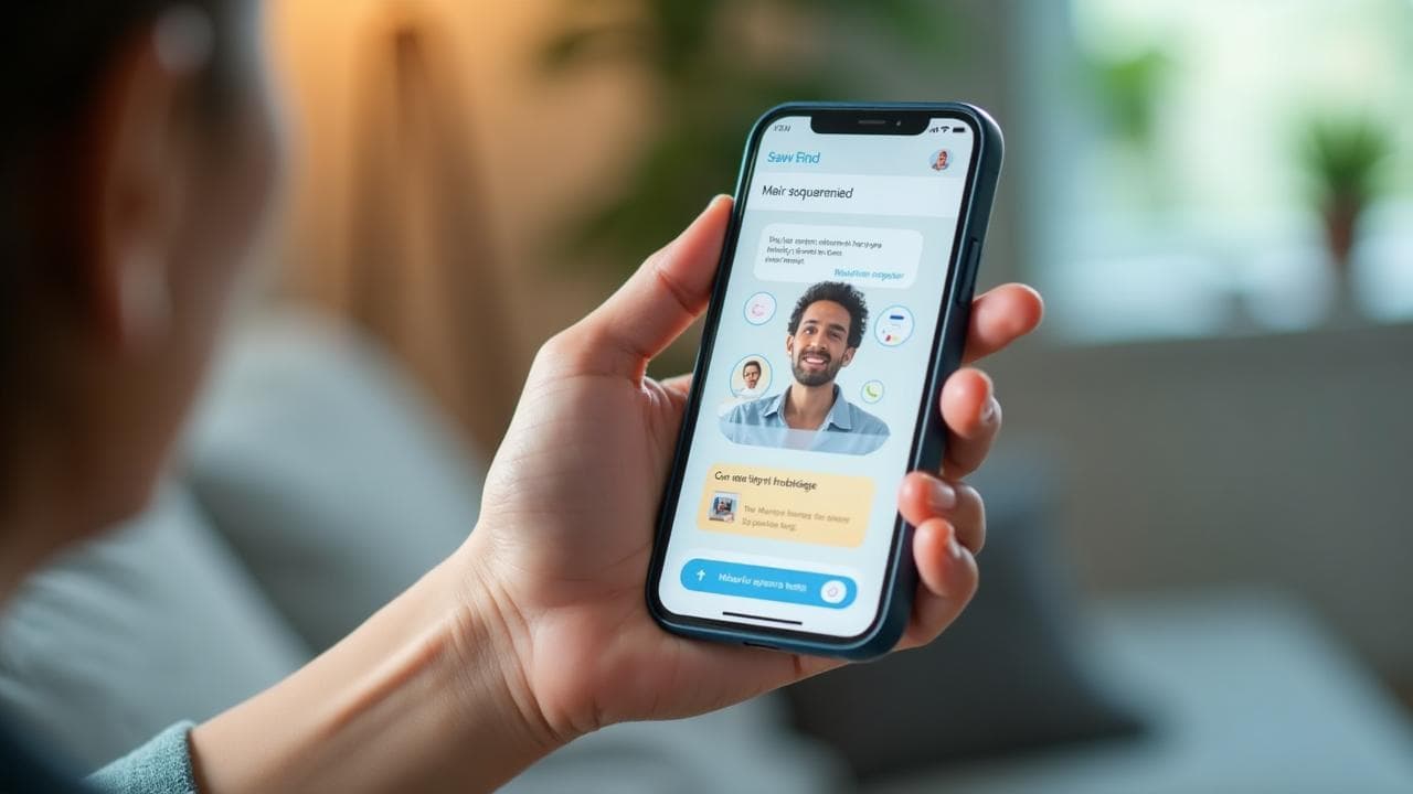 Mobile therapy app interface showing support features